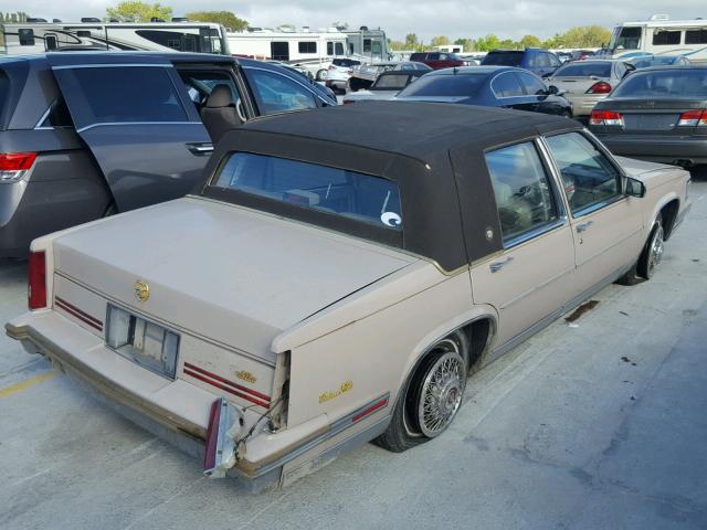 1G6CD5155J4349550 - 1988 CADILLAC DEVILLE BEIGE photo 4