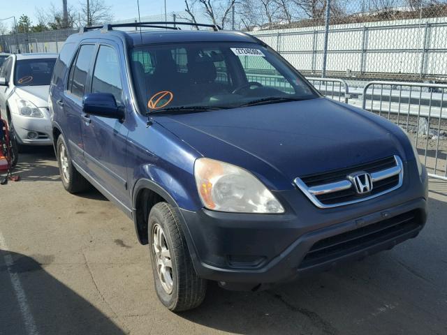 SHSRD78803U128414 - 2003 HONDA CR-V EX BLUE photo 1