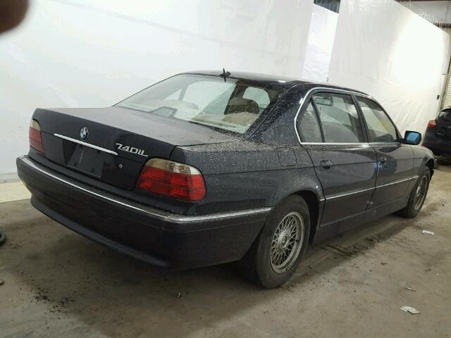 WBAGH83471DP31973 - 2001 BMW 740 IL BLUE photo 4