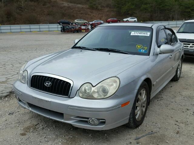 KMHWF35H12A569800 - 2002 HYUNDAI SONATA GLS SILVER photo 2