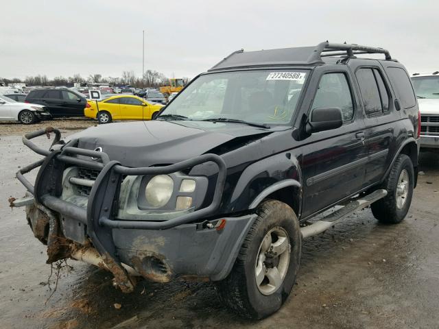 5N1ED28Y14C623241 - 2004 NISSAN XTERRA XE BLACK photo 2