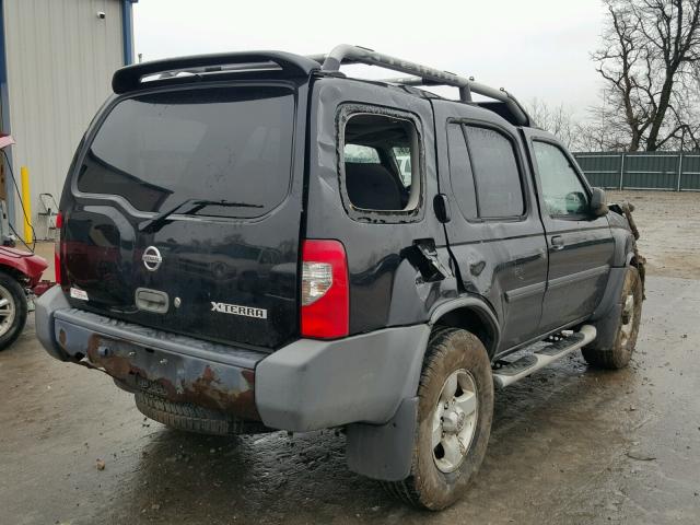 5N1ED28Y14C623241 - 2004 NISSAN XTERRA XE BLACK photo 4