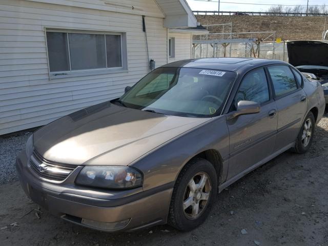 2G1WH52K439130123 - 2003 CHEVROLET IMPALA LS BROWN photo 2