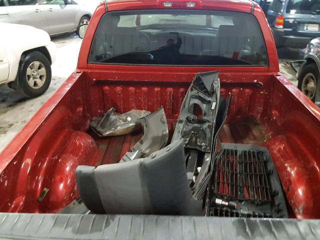 1D7HA16K87J643592 - 2007 DODGE RAM 1500 S RED photo 6