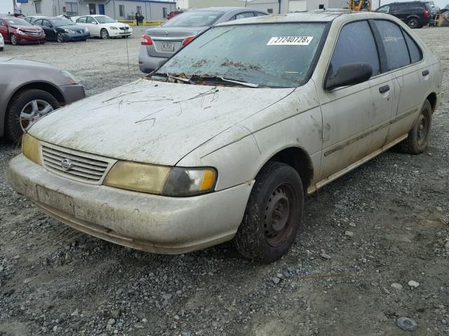 1N4AB41D5TC790931 - 1996 NISSAN SENTRA E GOLD photo 2