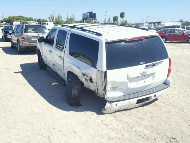 1GNFC26J09R125139 - 2009 CHEVROLET SUBURBAN C WHITE photo 3