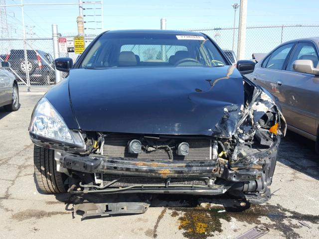 1HGCM66514A096844 - 2004 HONDA ACCORD EX BLACK photo 9