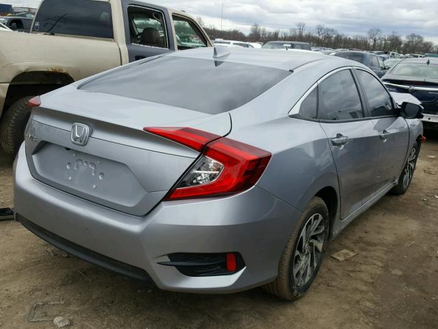 2HGFC2F75HH556489 - 2017 HONDA CIVIC EX ვერცხლისფერი ფოტო 4