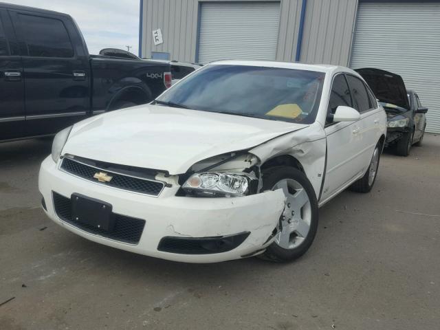 2G1WD58C369346304 - 2006 CHEVROLET IMPALA SUP WHITE photo 2