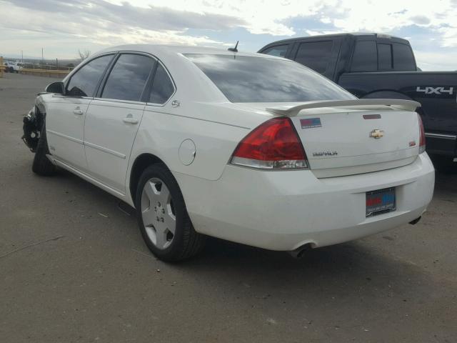 2G1WD58C369346304 - 2006 CHEVROLET IMPALA SUP 白色 照片 3