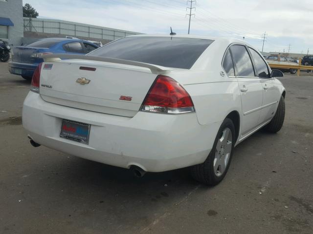 2G1WD58C369346304 - 2006 CHEVROLET IMPALA SUP 白色 照片 4