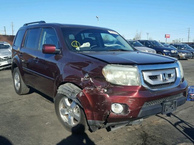 5FNYF38449B002178 - 2009 HONDA PILOT EX BURGUNDY photo 1