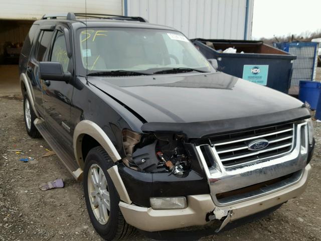 1FMEU74EX7UA49438 - 2007 FORD EXPLORER E BLACK photo 1