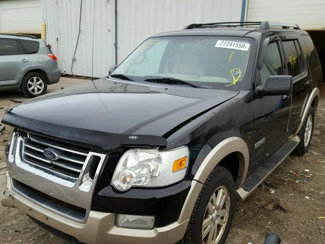 1FMEU74EX7UA49438 - 2007 FORD EXPLORER E BLACK photo 2