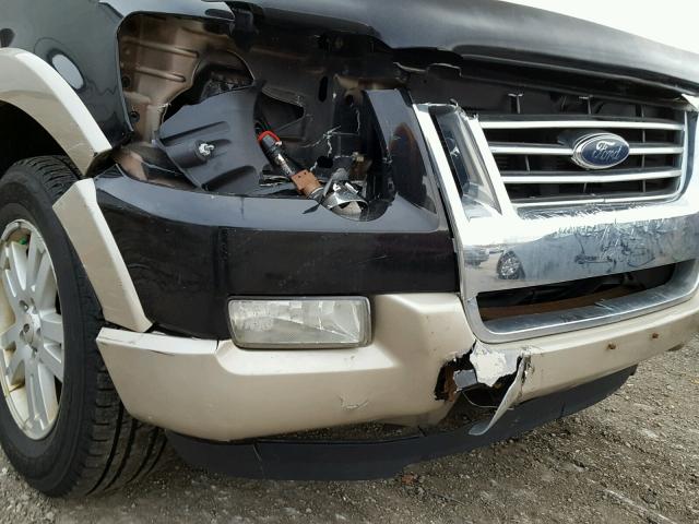 1FMEU74EX7UA49438 - 2007 FORD EXPLORER E BLACK photo 9