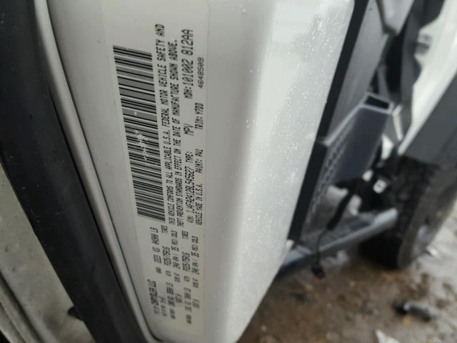 1J4FA24128L545627 - 2008 JEEP WRANGLER X WHITE photo 10