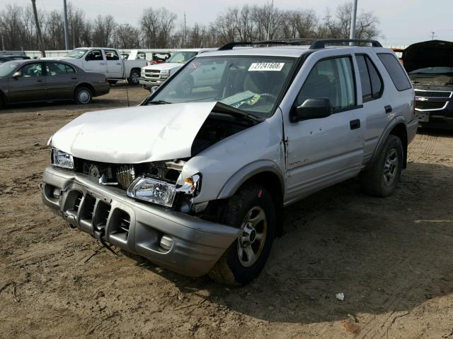 4S2CK58W824325167 - 2002 ISUZU RODEO S GRAY photo 2