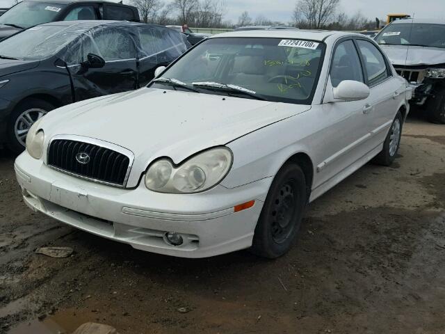 KMHWF25S24A963783 - 2004 HYUNDAI SONATA GL WHITE photo 2