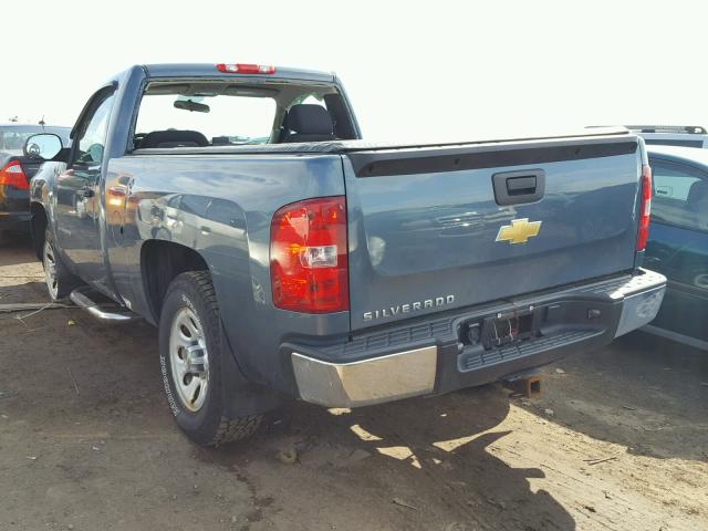 1GCNCPEX4BZ297137 - 2011 CHEVROLET SILVERADO BLUE photo 3