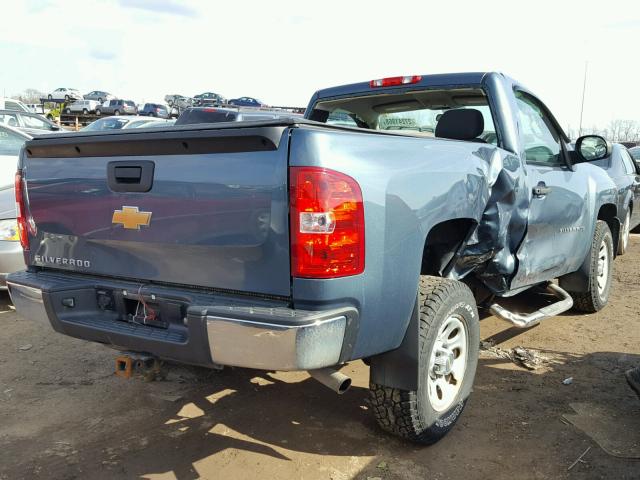 1GCNCPEX4BZ297137 - 2011 CHEVROLET SILVERADO BLUE photo 4