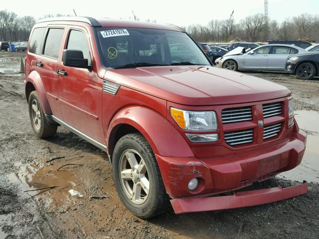 1D4PU5GK7AW122542 - 2010 DODGE NITRO SXT RED photo 1