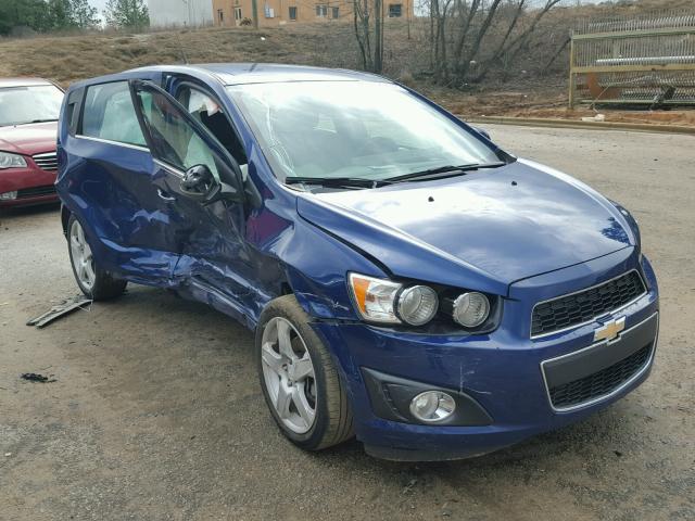 1G1JE6SB8E4227596 - 2014 CHEVROLET SONIC LTZ BLUE photo 1