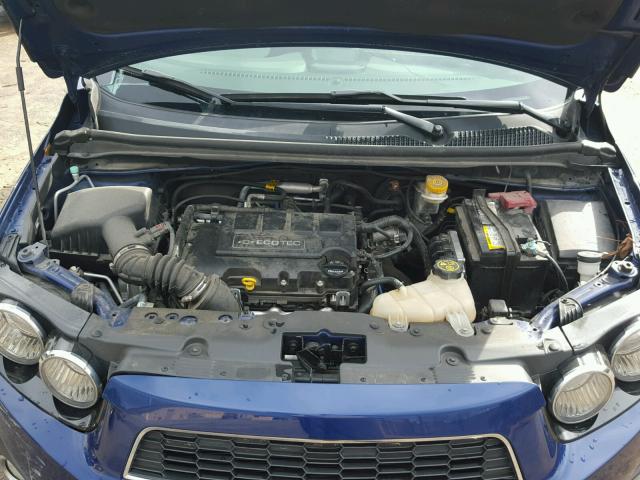 1G1JE6SB8E4227596 - 2014 CHEVROLET SONIC LTZ BLUE photo 7