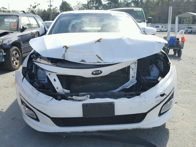 5XXGN4A78EG318683 - 2014 KIA OPTIMA EX WHITE photo 9