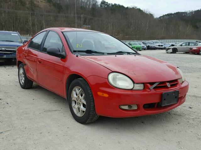 1B3ES56C62D584481 - 2002 DODGE NEON ES RED photo 1