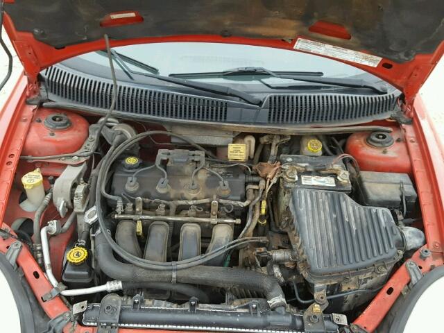 1B3ES56C62D584481 - 2002 DODGE NEON ES RED photo 7