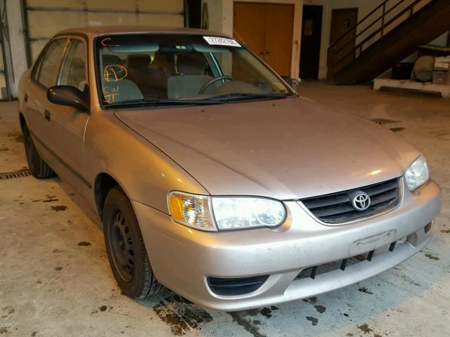 1NXBR12E41Z437129 - 2001 TOYOTA COROLLA CE SILVER photo 1