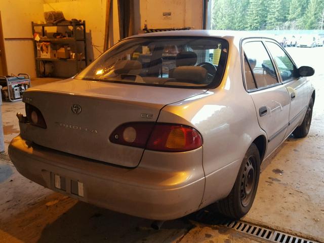 1NXBR12E41Z437129 - 2001 TOYOTA COROLLA CE SILVER photo 4