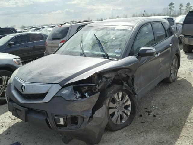 5J8TB1H53AA007485 - 2010 ACURA RDX TECHNO SILVER photo 2