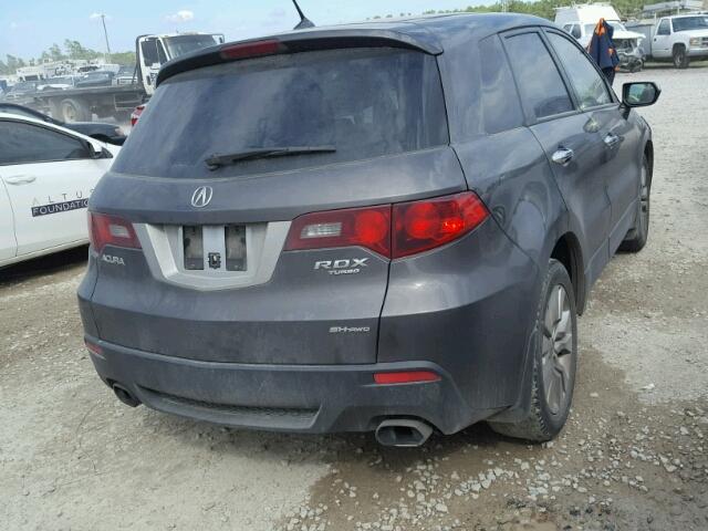 5J8TB1H53AA007485 - 2010 ACURA RDX TECHNO SILVER photo 4