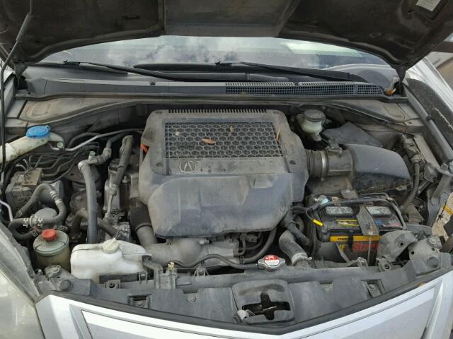 5J8TB1H53AA007485 - 2010 ACURA RDX TECHNO SILVER photo 7