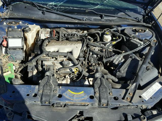 2G1WF52E049189901 - 2004 CHEVROLET IMPALA BLUE photo 7