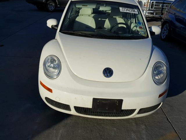 3VWFW31C48M523255 - 2008 VOLKSWAGEN NEW BEETLE WHITE photo 9