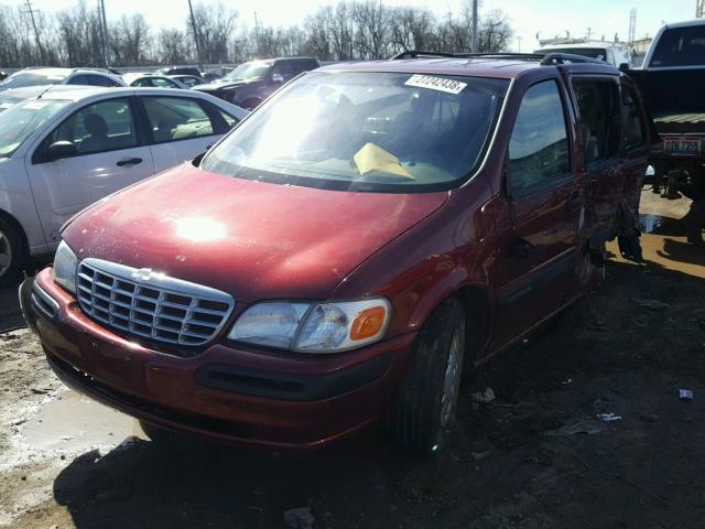 1GNDU03E5YD136732 - 2000 CHEVROLET VENTURE MAROON photo 2