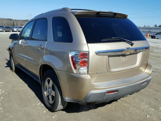 2CNDL63F256171113 - 2005 CHEVROLET EQUINOX LT GOLD photo 3