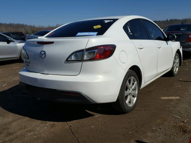 JM1BL1VF8B1374064 - 2011 MAZDA 3 I WHITE photo 4