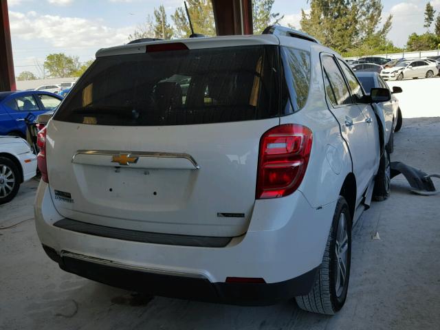 2GNALDEK8H1506888 - 2017 CHEVROLET EQUINOX PR WHITE photo 4