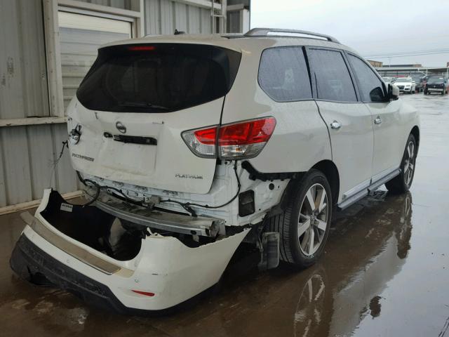 5N1AR2MN6DC664847 - 2013 NISSAN PATHFINDER WHITE photo 4