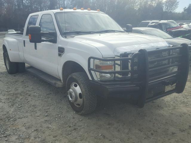 1FTWW33R68ED11936 - 2008 FORD F350 SUPER WHITE photo 1