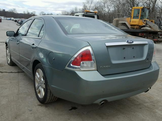 3FAFP08156R127103 - 2006 FORD FUSION SEL BLUE photo 3