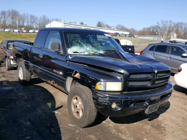 3B7HF13Z11G717702 - 2001 DODGE RAM 1500 BLACK photo 1