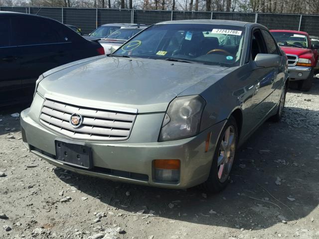 1G6DM577340115920 - 2004 CADILLAC CTS GREEN photo 2