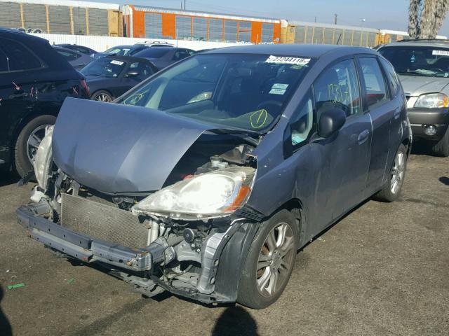 JHMGE88609S052347 - 2009 HONDA FIT SPORT SILVER photo 2