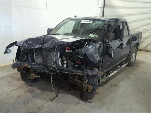 1GCDT136358130295 - 2005 CHEVROLET COLORADO BLACK photo 2