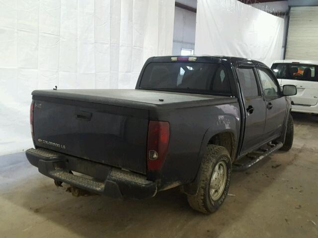 1GCDT136358130295 - 2005 CHEVROLET COLORADO BLACK photo 4