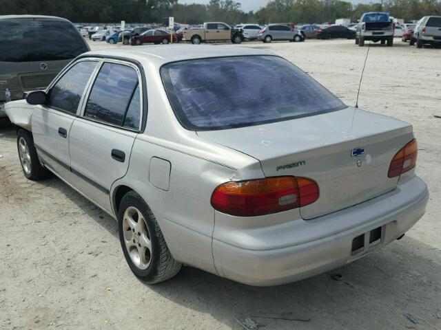 1Y1SK5282YZ402155 - 2000 CHEVROLET GEO PRIZM GRAY photo 3